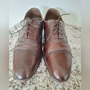 Bally Brown Leather Oxford Shoes size 13